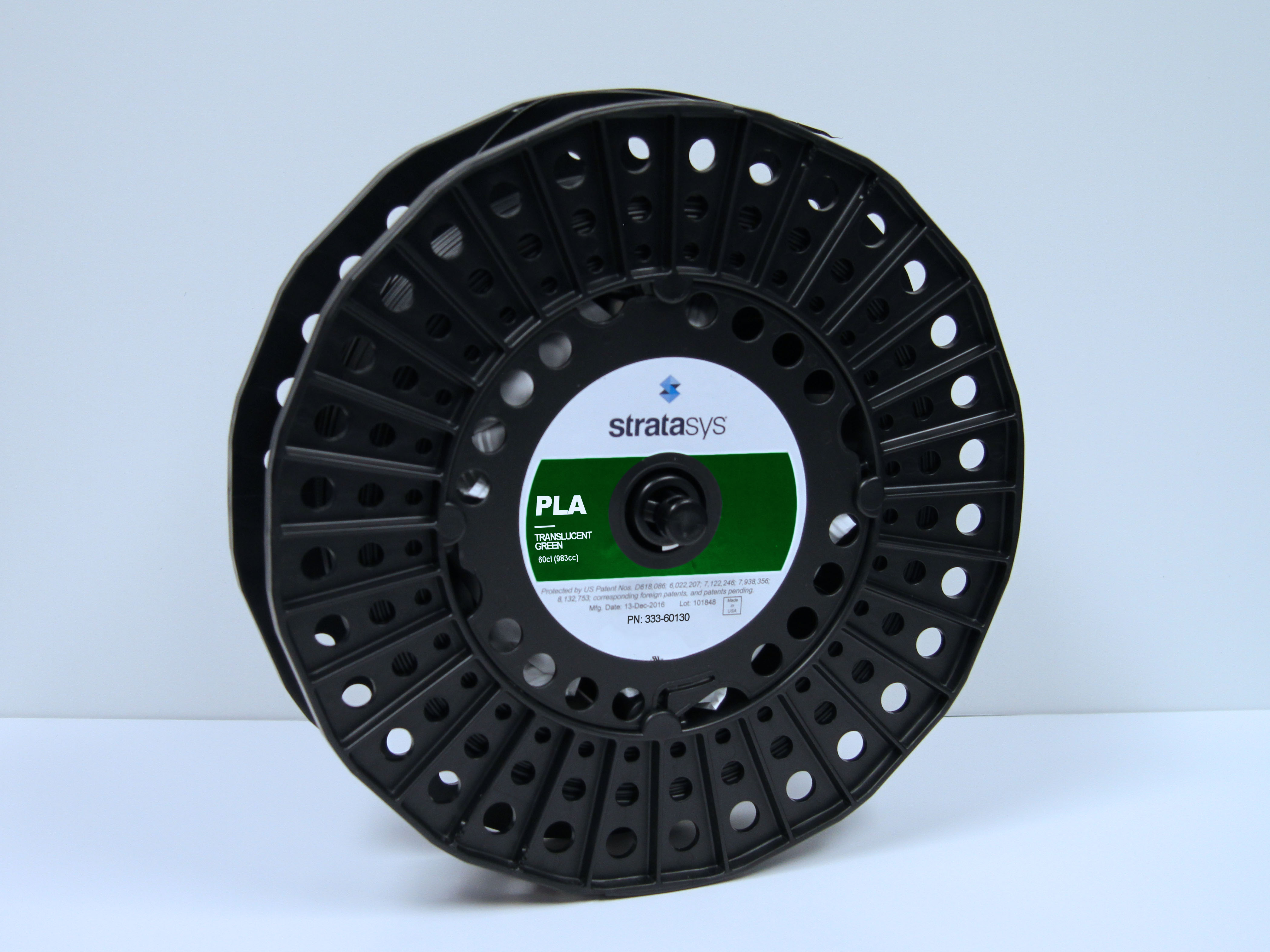 MTRL, FDM, (M), PLA GRN TRANS, 60 CI (333-60130)