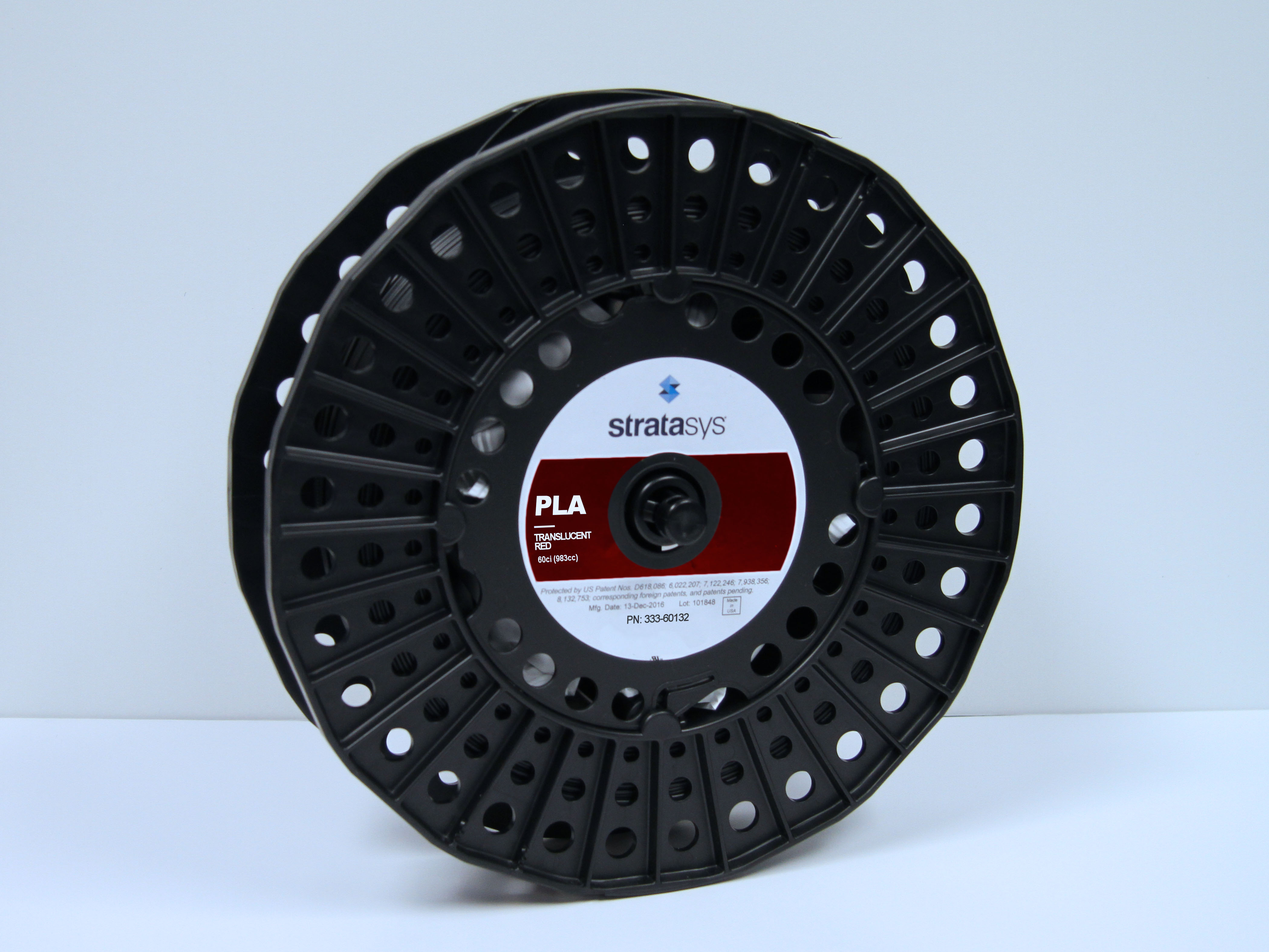 MTRL, FDM, (M), PLA RED TRANS, 60CI (333-60132)
